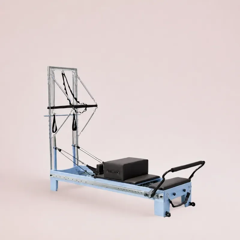 Factory Direct Pilates Reformer Bed Yoga Equipment Household Elevated Bed with Ladder Barrel Semi-Elevated Adjustable Design