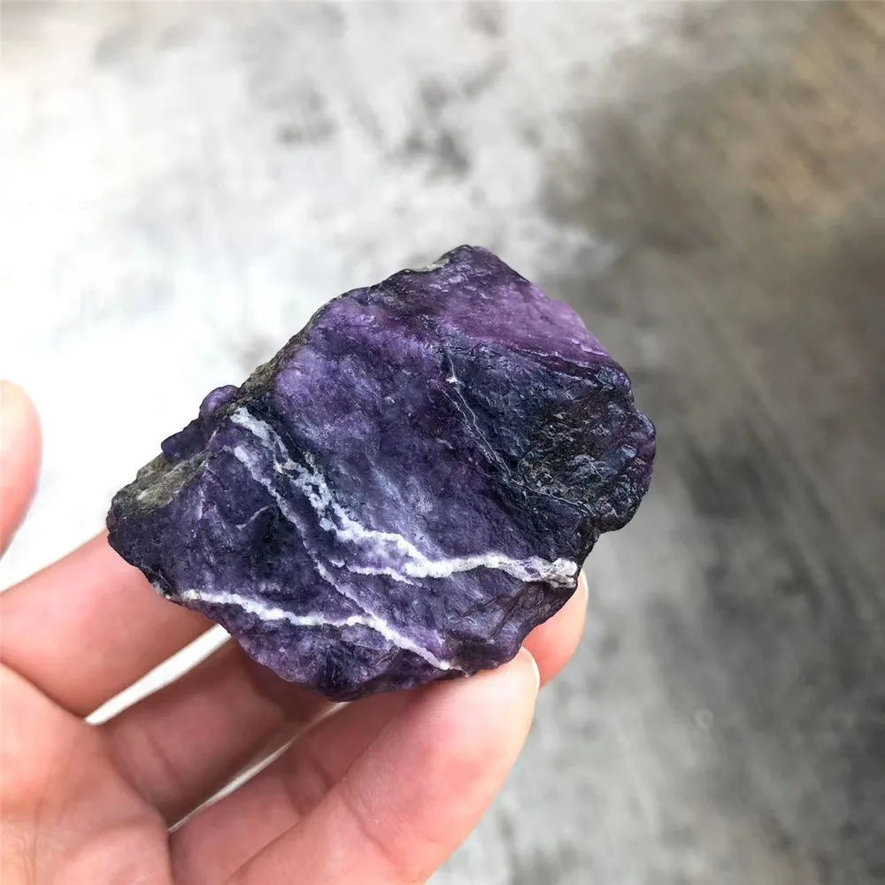 Natural Purple Sugilite Raw Gemstone For Reiki Healing Home Decoration