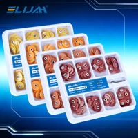 80 Piezas/Caja de Discos de Pulido y Acabado Dentales con Vástago RA, Varilla de Sujeción, Disco Flexible Soflex, Material de Blanqueamiento Dental, Herramientas de Odontología