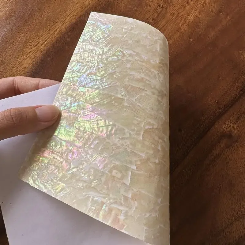 

1Piece Natural Abalone Shell Mother of Pearl laminate Sheet DIY Home Decoration Material Crafts Carved Inlay Size 240x140mm 97