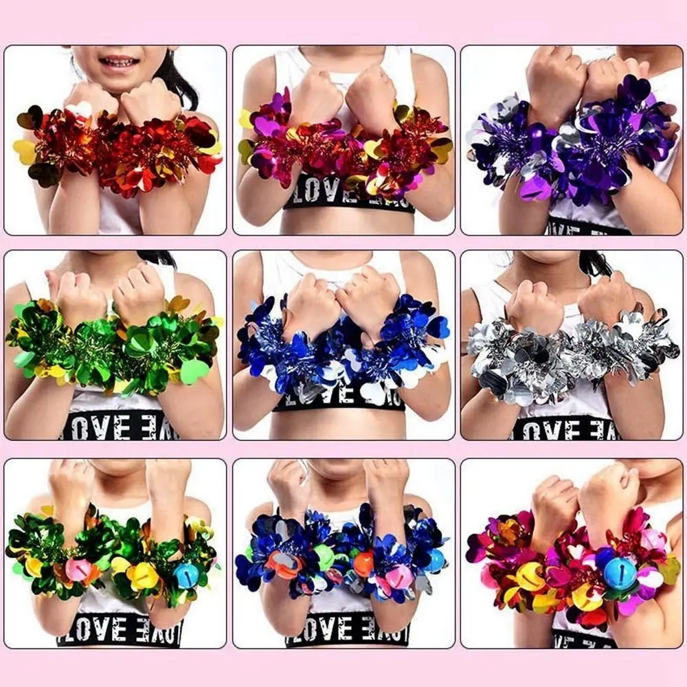 

2pcs Apply to Sports Sports Game Pompoms 10 Styles Cheap Practical Cheerleading Cheering Flower Ball Sports Games Bracelet