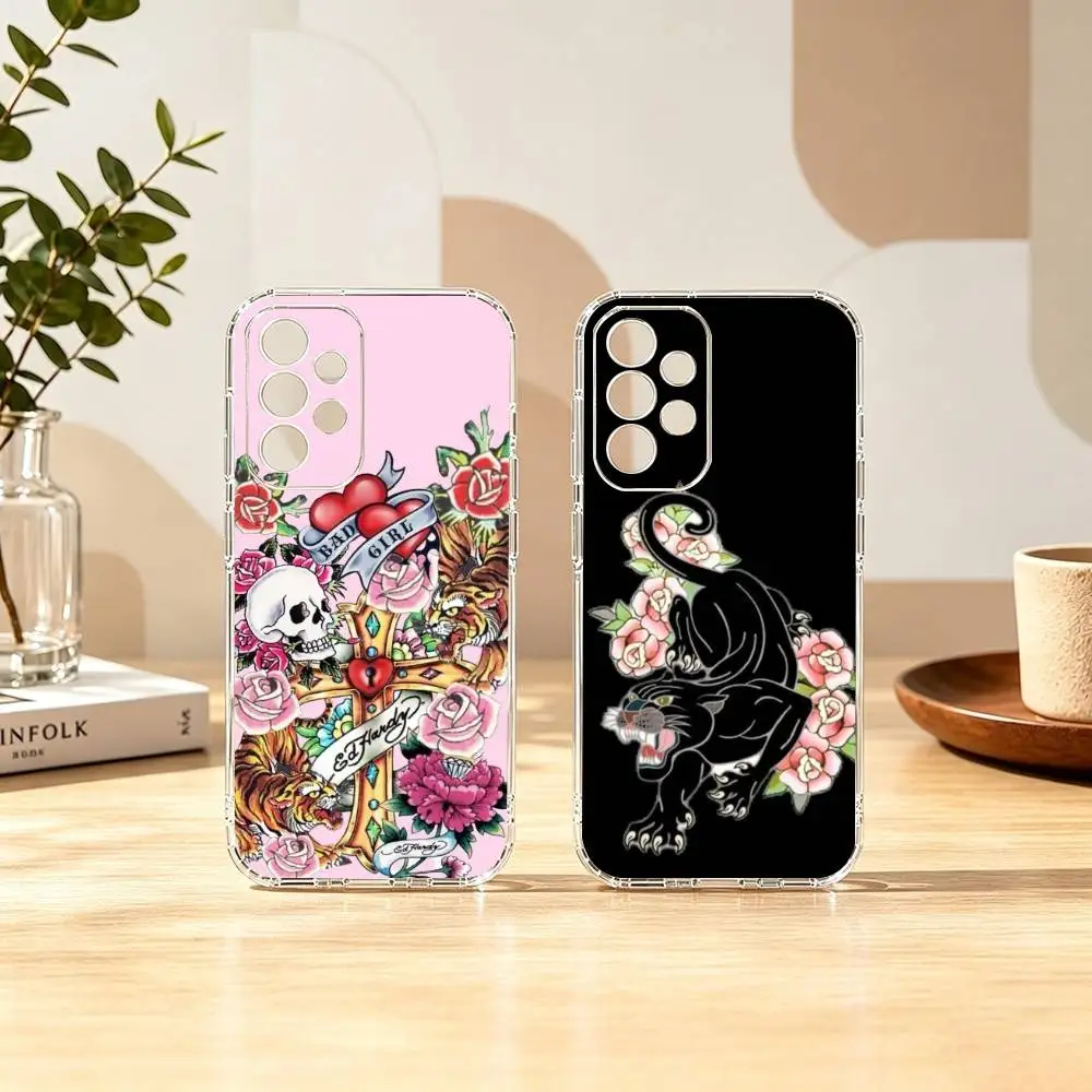 Classic E-Ed Brands H-Hardy   Phone Case For Samsung S25,S24,S21,S22,S23,S30,Ultra,S20,Plus,Fe Transparent Cover