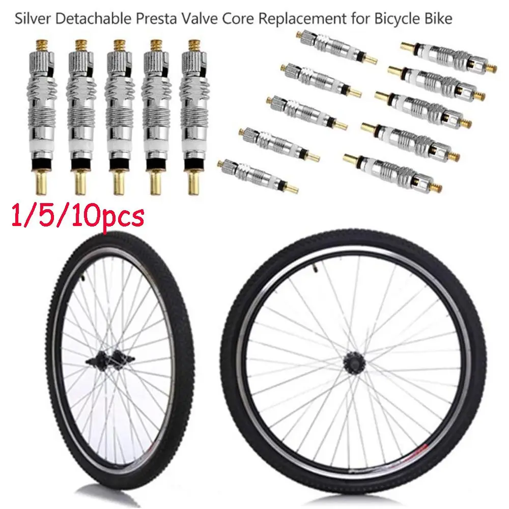 1/5/10pcs Bicycle Valve Core Stem Presta Style Tyre Valve Core For Tubeless Road Bike MTB Bike Fren Spare Replacement