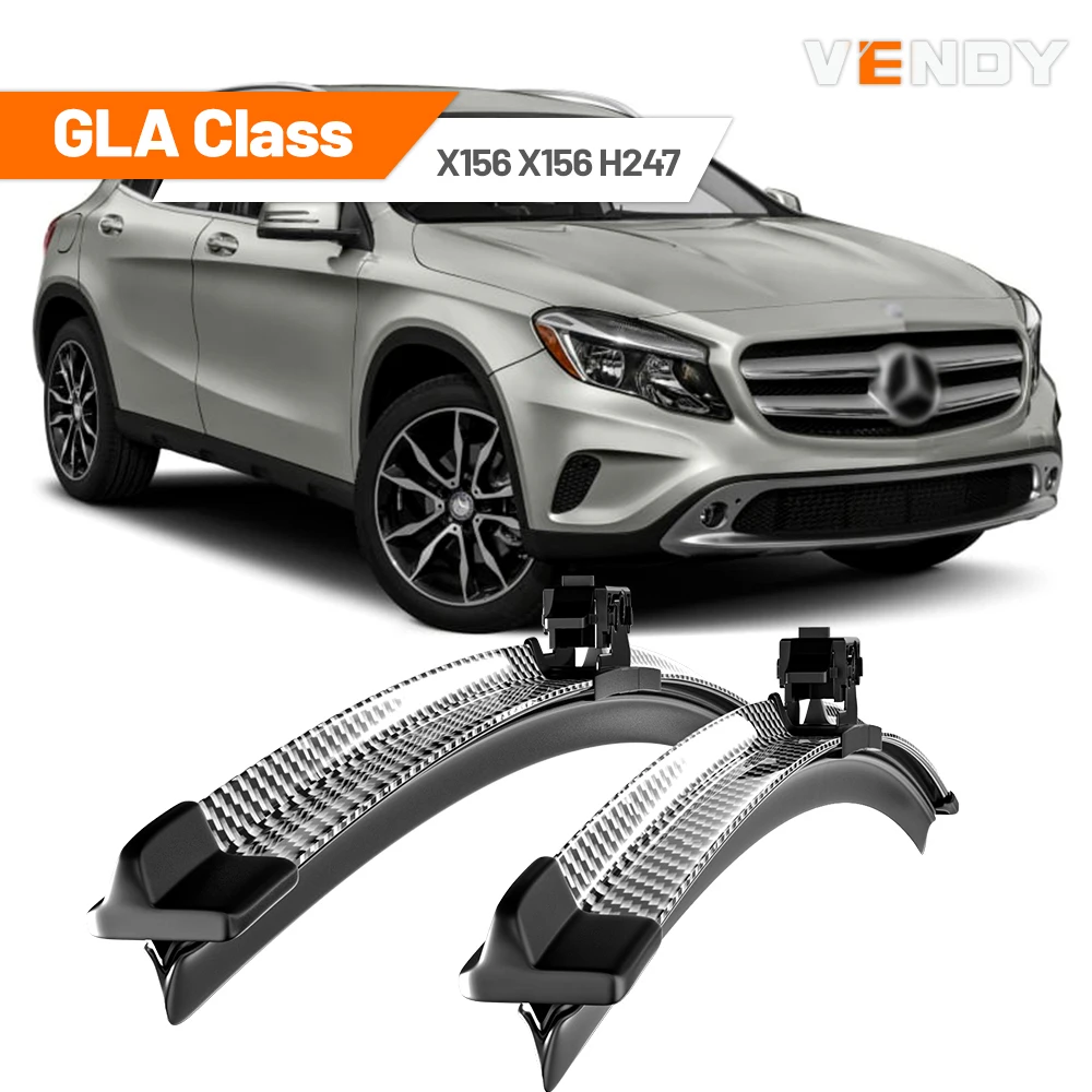 

For Mercedes Benz GLA Class X156 X156 H247 2013-2023 2015 2016 20120 2021 2pcs Front Windshield Wiper Blades Windscreen Wipers
