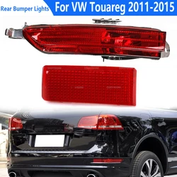 Car Rear Tail Bumper Reflector Lights For VW Touareg 2011-2015 Brake Fog Lamp Car Accessories No Bulb 7P6945105 7P6945106