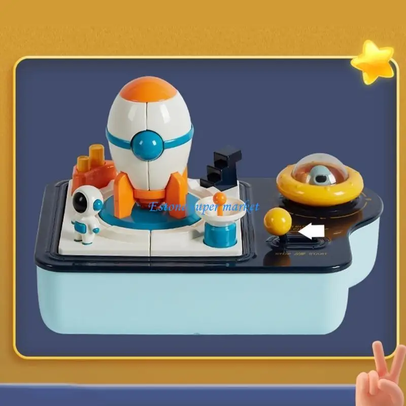 090B العد التنازلي لعبة موضوع الفضاء للأولاد أداة بناء نموذج تفكيك موضوع الفضاء #5