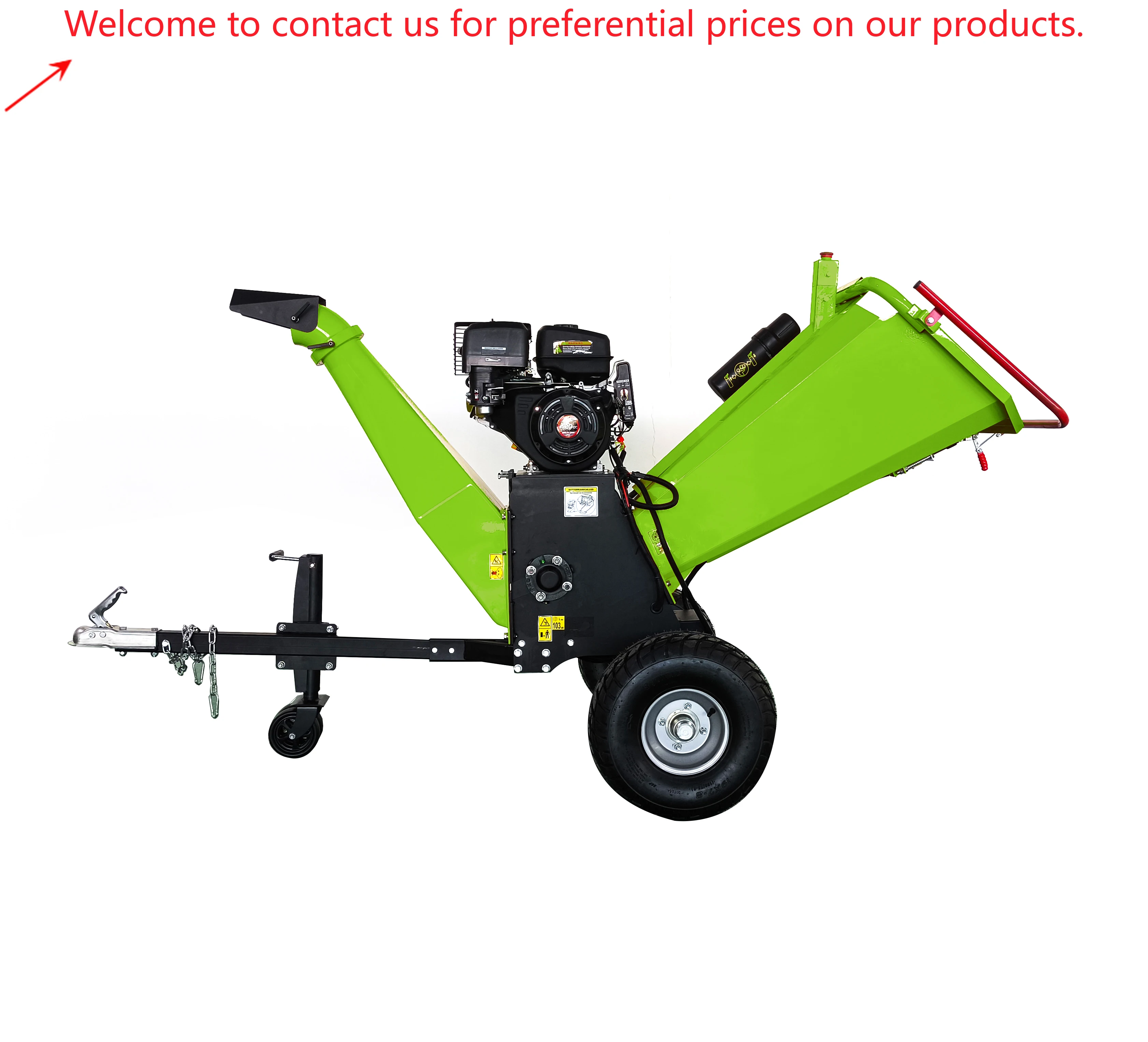 

Forestry Machinery 15HP Gasoline Chipper Shredder Machine Wood Cutter