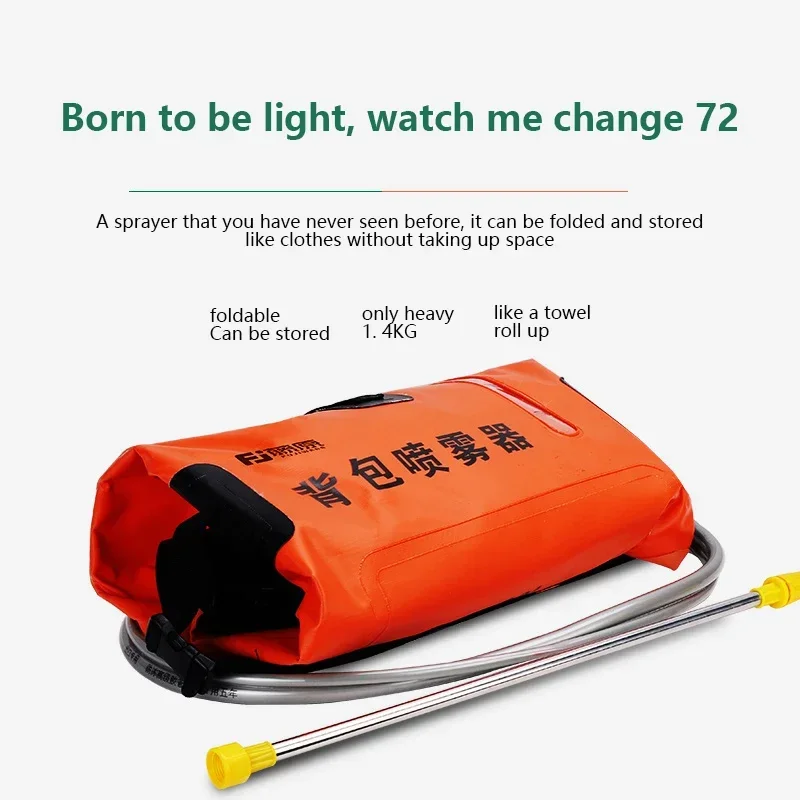

1pc 2025 Soft Package Sprayer / Garden Tools Agricultural Sprayer Compressed Lithium Battery C