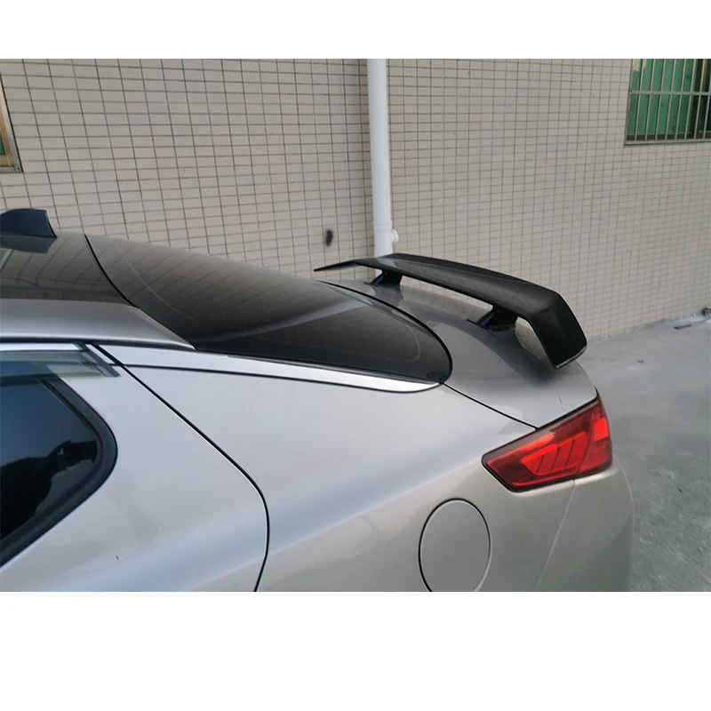 For Universal GT Accessories Spoiler KIA K2 K3 K5 K9 Stinger Hyundai Elantra CAR Trunk ABS Rear Lip Refit Black Wing Tail 1990+