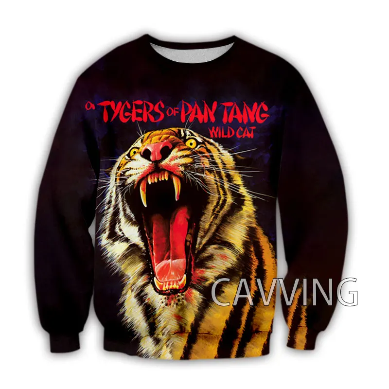 

New Fashion Women/Men's 3D Print Tygers of Pan Tang Crewneck Sweatshirts Harajuku Styles Tops Long Sleeve Sweatshirts