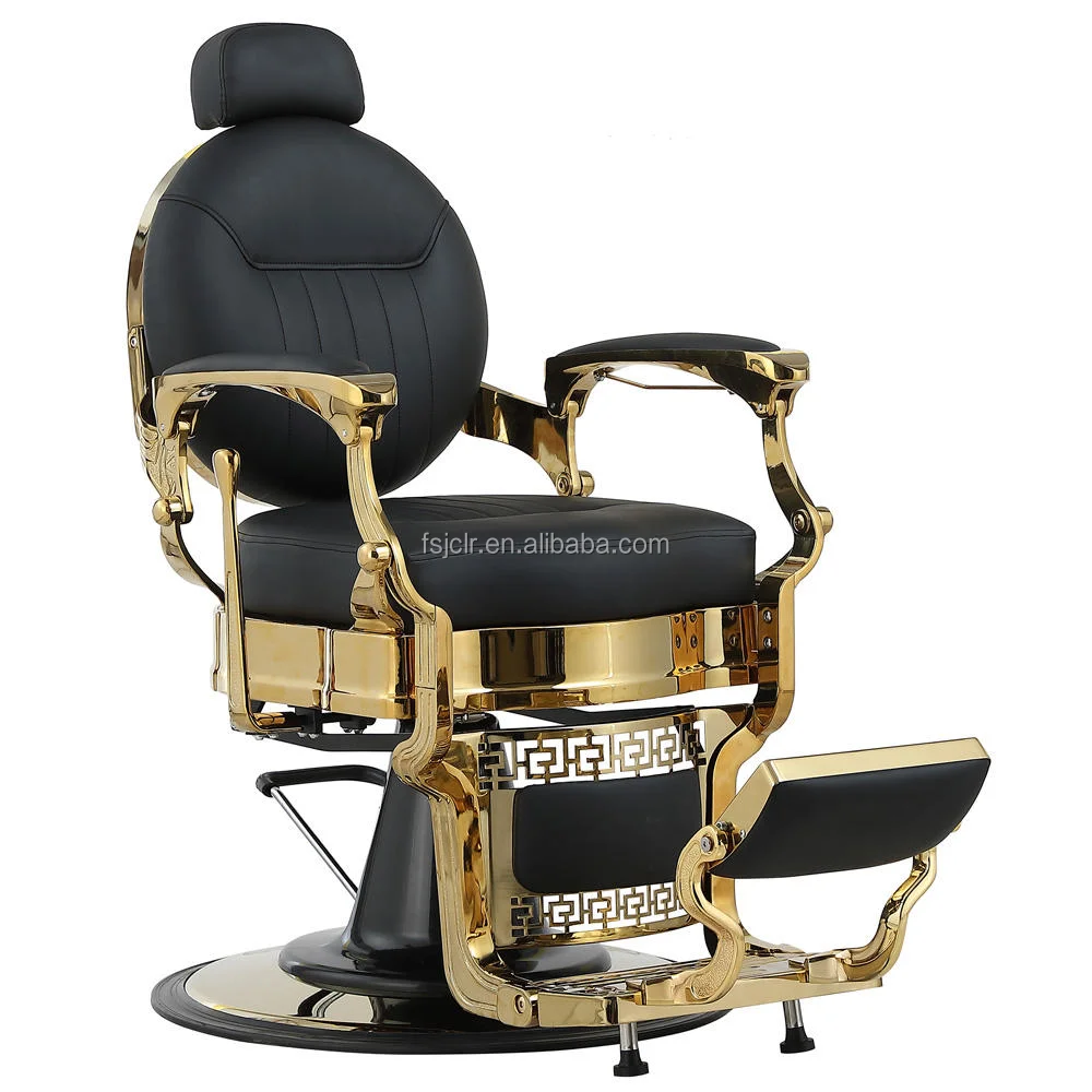 Jincheng New Modern Colorful Leather Round Bottom Salon Furniture Lounge Chair Large Hydraulic Pump Barber Chair Wholesale Price