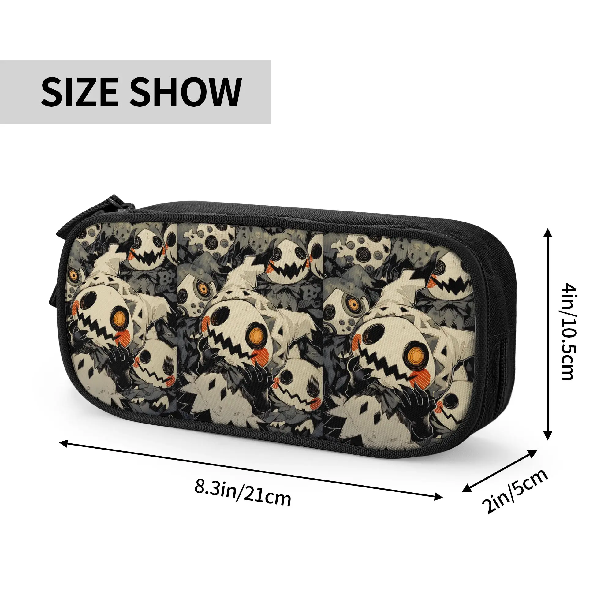 Custom Pokemon Mimikyu Spotted Worn Collage Large Capacity Bags for Child  School Pencil Bag for Boys Gilrs Kids
