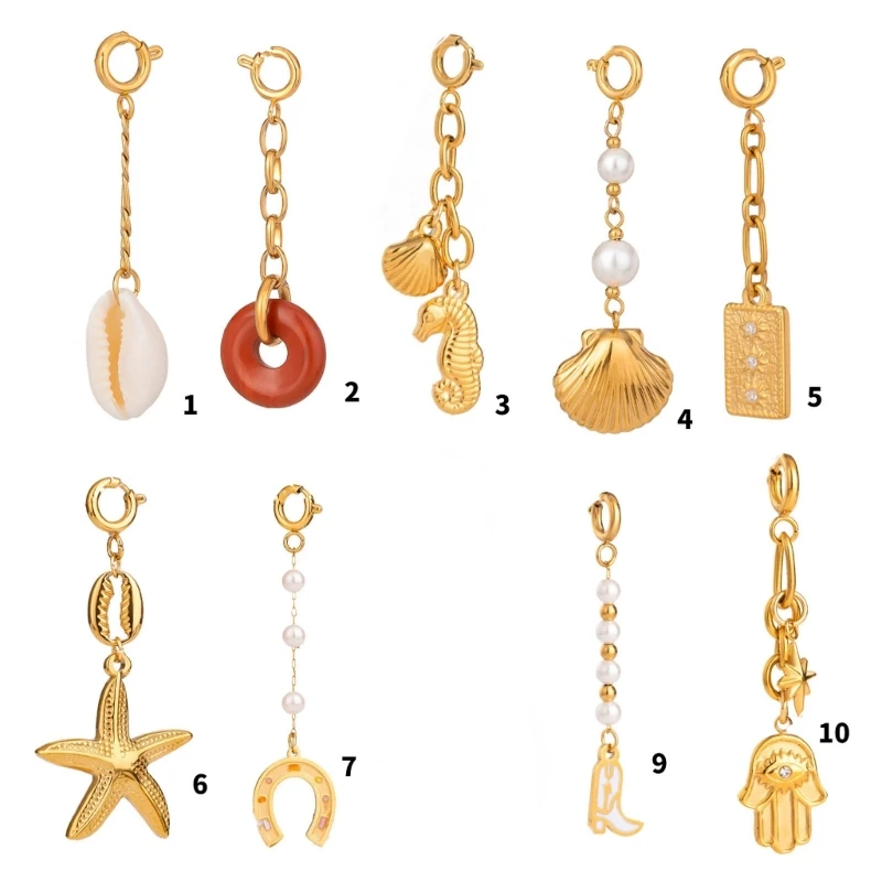 

Multifuntional Beach Themed Stainless Steel Pendant Body Jewelry Waterproof E0BF