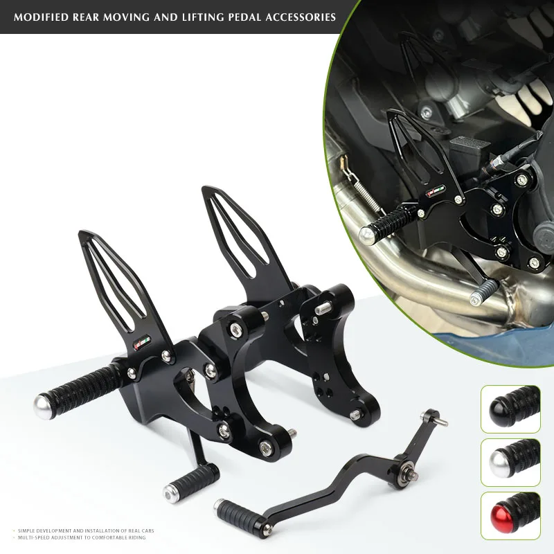 

For ZX-500RR Motorcycle Adjustable Rearset Rear Set Footrest Foot Pegs Shifter Rearset CNC Fit For ZX 500RR