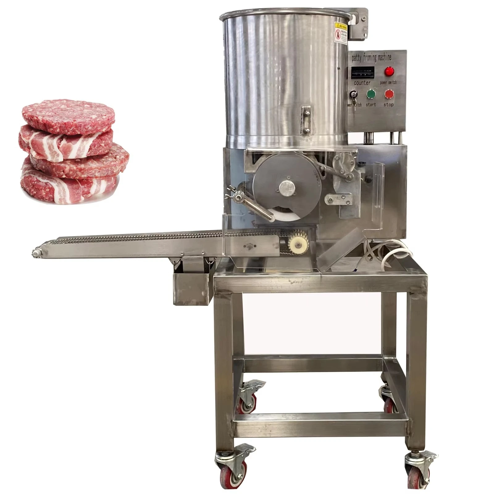 Commercial Automatic Hamburger Press Hamburger Patty Manufacturer Hamburger Patty Forming Machine with competitive price