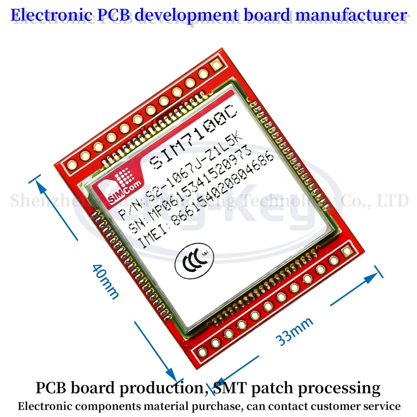 4G module development board SIM7100C SIM7600CE full Netcom 7 mode LTE communication dial-up Internet