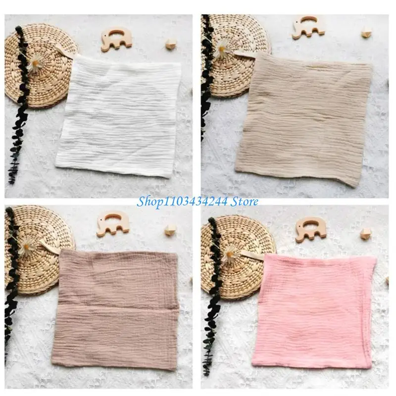 5xMultipurpose Baby Washcloth 4-layer Square Towel Newborns Face Towel Reusable Wash Cloth Shower Gift for Toddlers