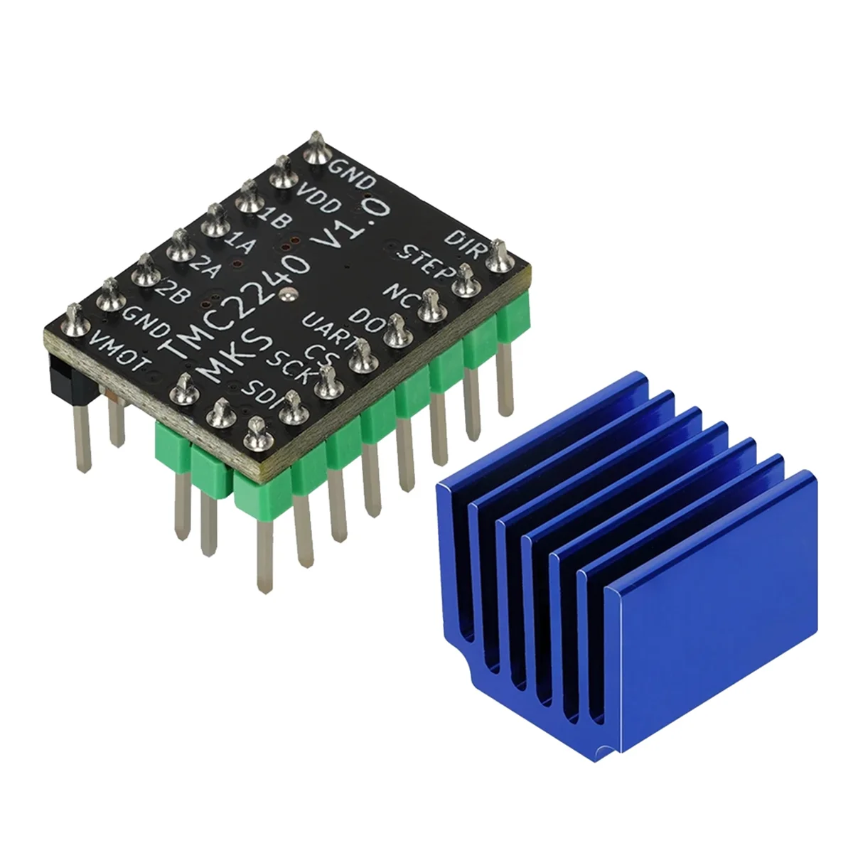 สําหรับ MKS TMC2240 Stepper Motor DRIVER ไดร์เวอร์เงียบเปลี่ยน TMC2209 TMC5160 สําหรับ SKR V1.4 Turbo 2 Octopus 3D เครื่องพิมพ์