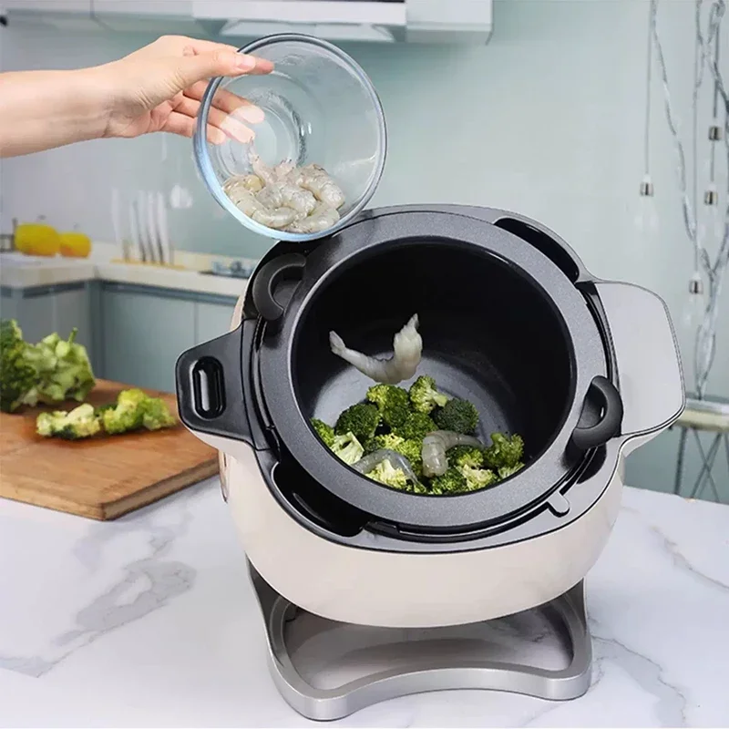 

6L Automatic Stir-Fry Machine Commercial Fully Automatic Smart Stir-Fry Robot 2500W Rice and Noodle Cooker 220V/110V
