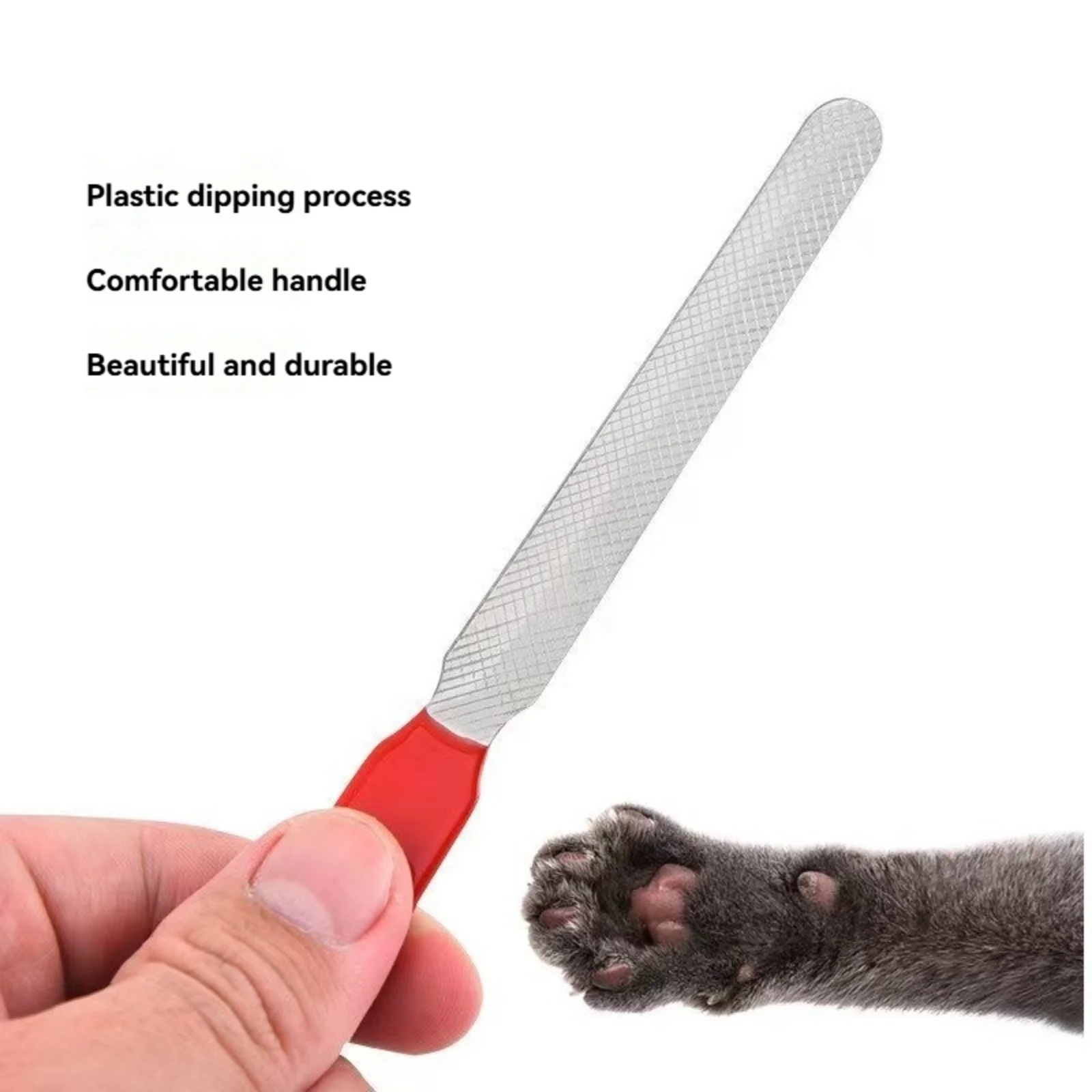 ตะไบเล็บสัตว์เลี้ยง ตะไบเล็บสุนัข ตะไบเล็บแมว เครื่องมือขัดเล็บ อุปกรณ์ทำความสะอาดและดูแลเล็บสัตว์เลี้ยง ความยาว 14 ซม. ตะไบเล็บสำหรับดูแลเล็บสัตว์เลี้ยง