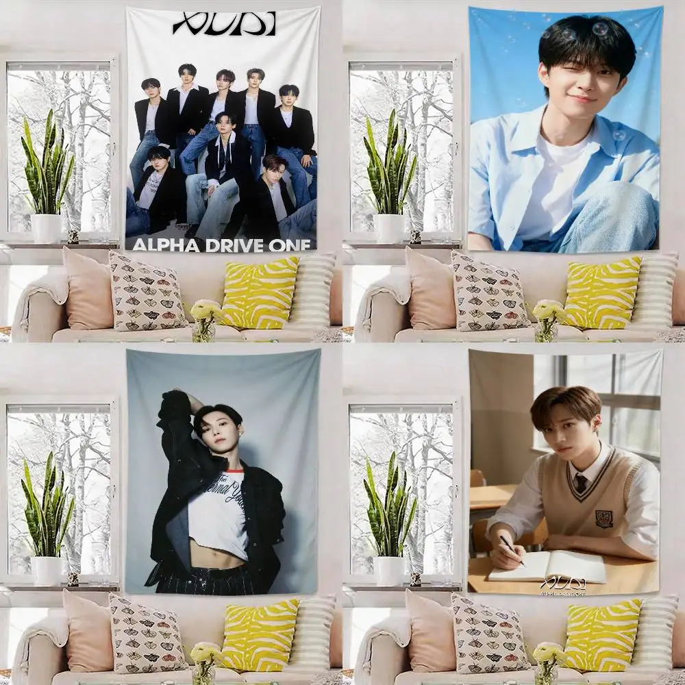 ALPHA DRIVE ONE ALD1 Flag Outdoor Decorations for Bedrooms Home Decor Items Decoration Banners
