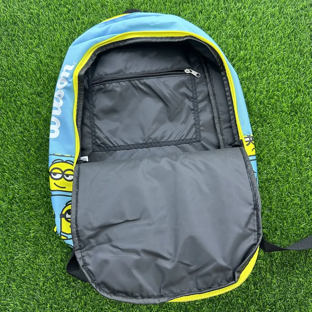 Wilson Minions Co Branded Styles Tennis Bag 3PK 6PK Racket Bag Multi Functional Large Capacity Teenage Backpack