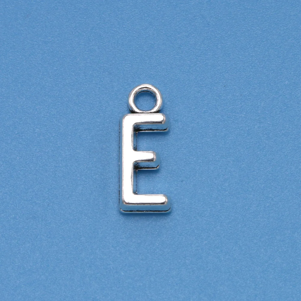 

50Pcs English Alphabet Alloy Pendant Charms DIY Jewelry Making Accessories Necklace Bracelet Earrings Keyring DIY Pendant Charms