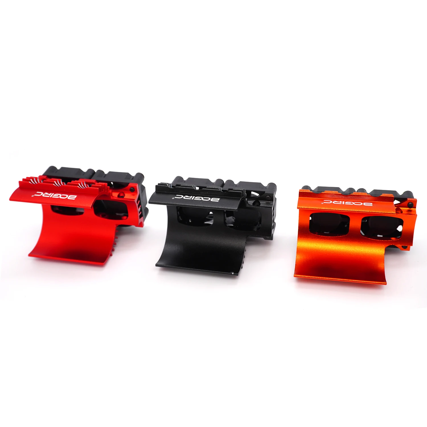 BOGIRC 40-42mm Metal Heatsink With Dual Cooling Fan 27000RPM for 1/8 1/7 RC Car 4068 4076 4082 4092 4268 4274 Brushless Motor