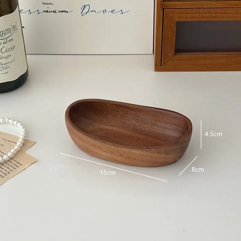 

*Solid Wood Jewelry Storage Box Household Desktop Vintage Decorative Ornaments Entranceway Miscellaneous Storage