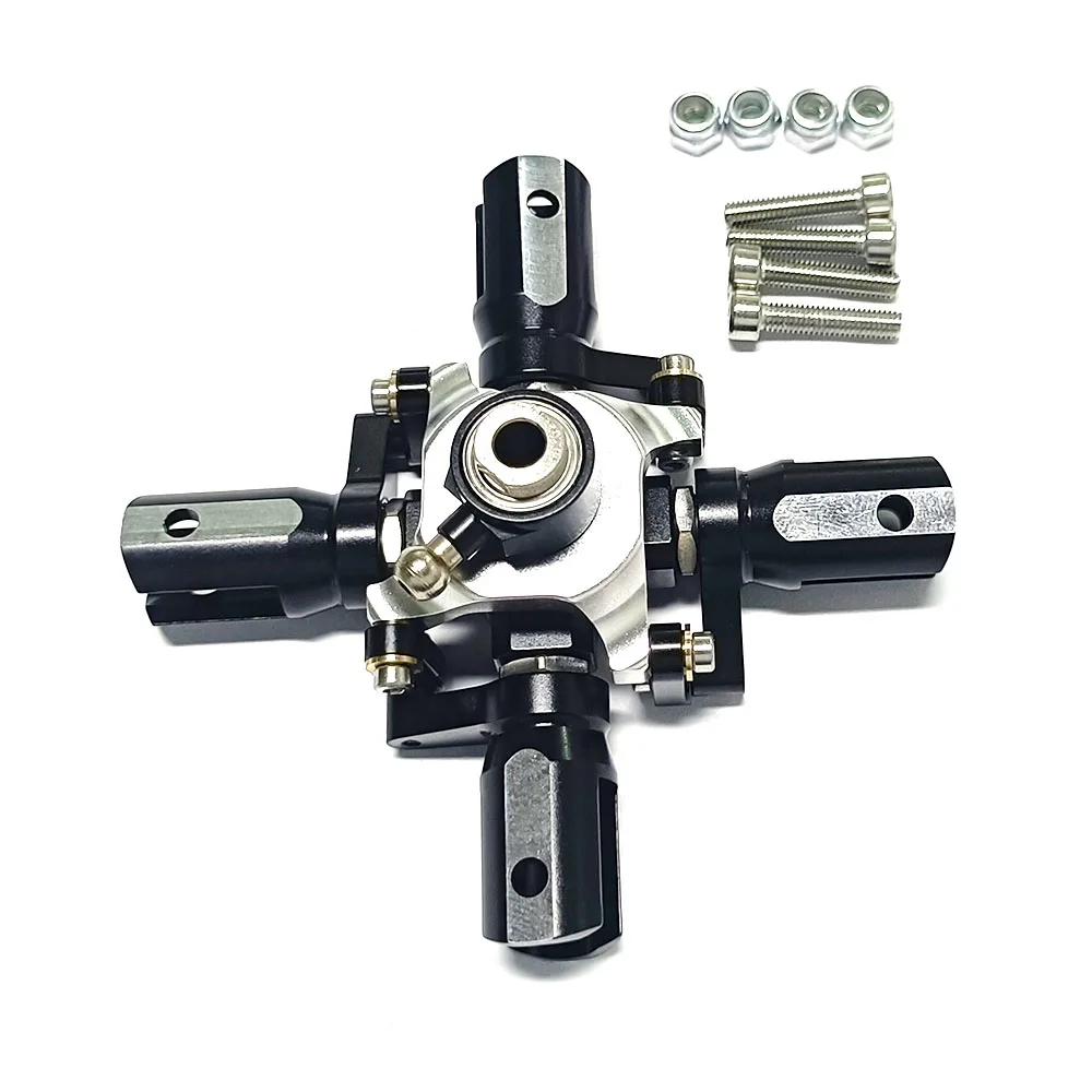 Tarot Metal 4 blade Tail Rotor Set for Trex 500 Helicopter 500 Class Helicopter EC135 Bell 206 Align 500 Pro DFC 500e Helicopter