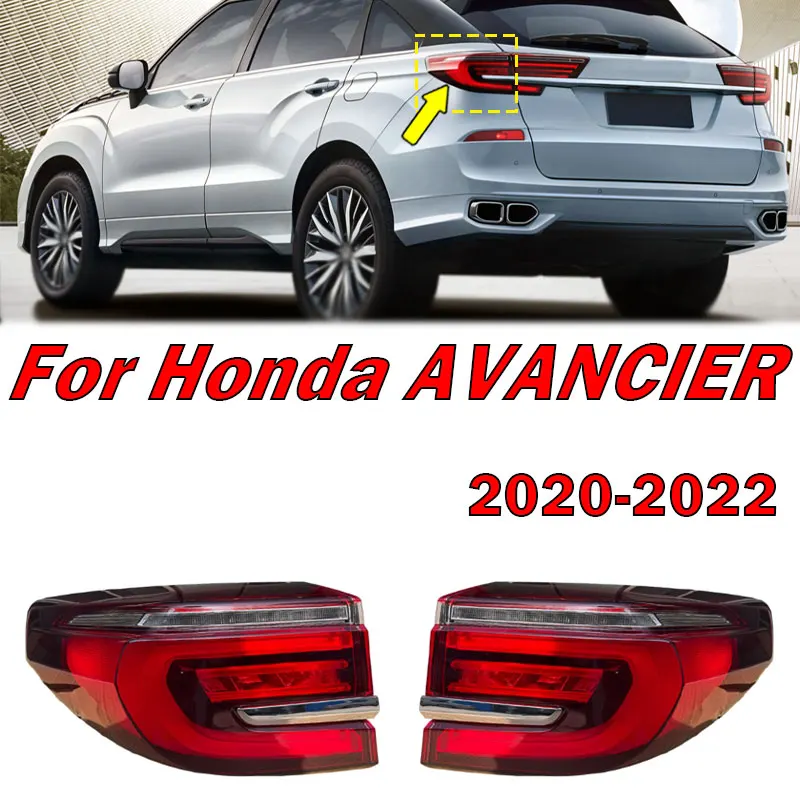 

Автомобильный задний фонарь в сборе для Honda AVANCIER 2020 2021 2022, автоматический задний фонарь дальнего света, сигнальная лампа, предупреждающий стоп-сигнал