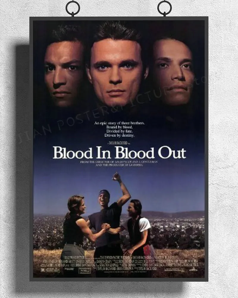 H328 Silk Poster Home Decoration Blood in Blood Out Wall Art Christmas Gift