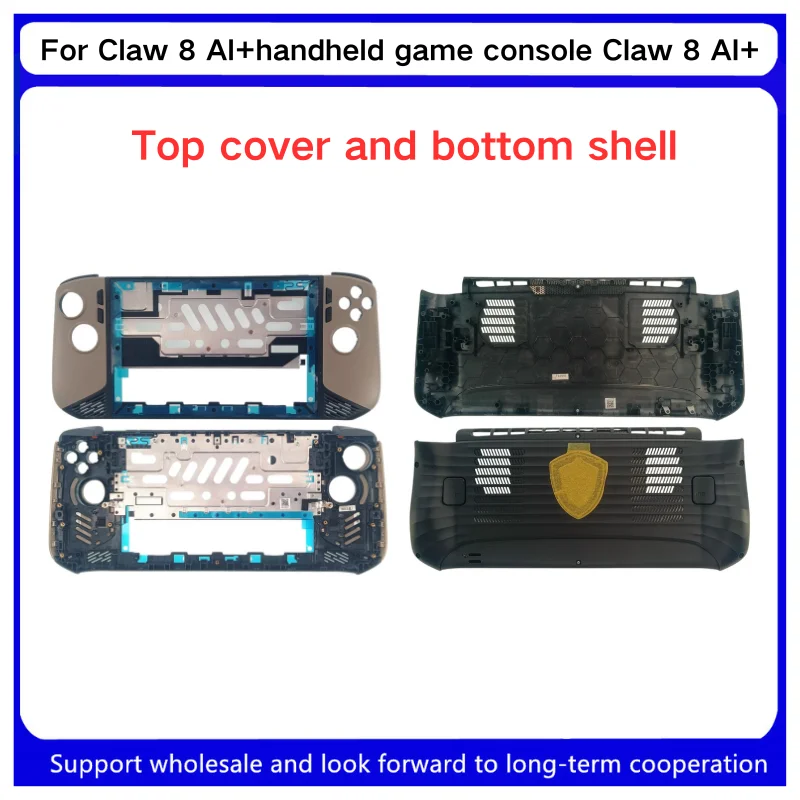 New For Kailxuling Claw 8 AI+handheld game console Claw 8 AI+shell top cover bottom shell