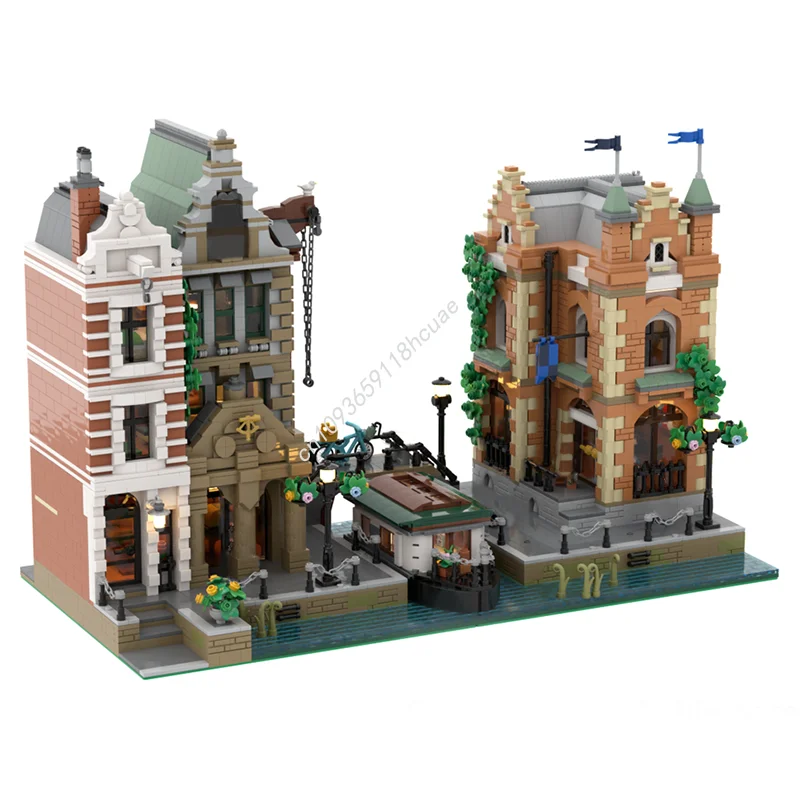 12931 قطعة MOC قناة وحدات جمع وحدات نموذج اللبنات البناء هدية الكريسماس لتقوم بها بنفسك لعبة الطوب الاطفال عيد ميلاد #2