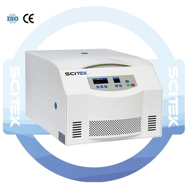 SCITEK 21000 دورة في الدقيقة جهاز طرد مركزي عالي السرعة للطب السريري كيمياء حيوية تجربة طرد مركزي مبرد