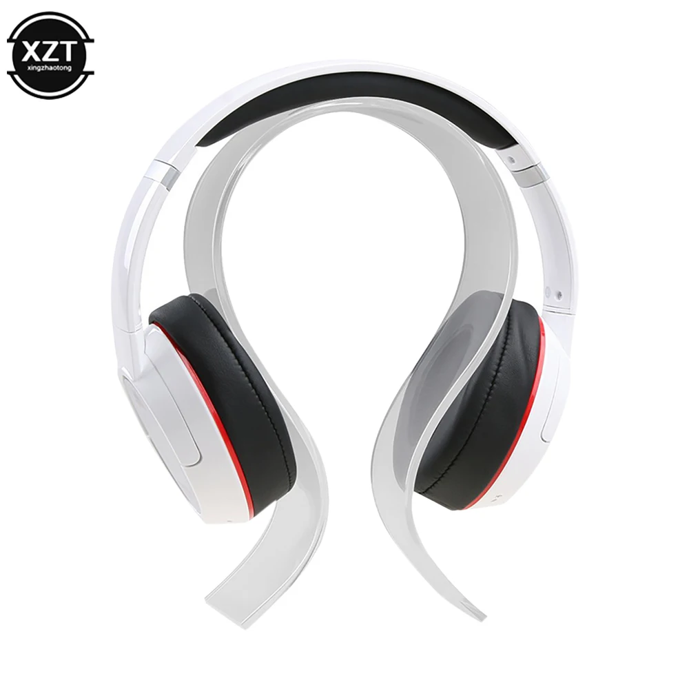 U-shaped Acrylic Headphone Rack Headphone Rack Display Rack Desktop Portable Headphone Accessories Desktop Storage Rack 헤드셋 거치대