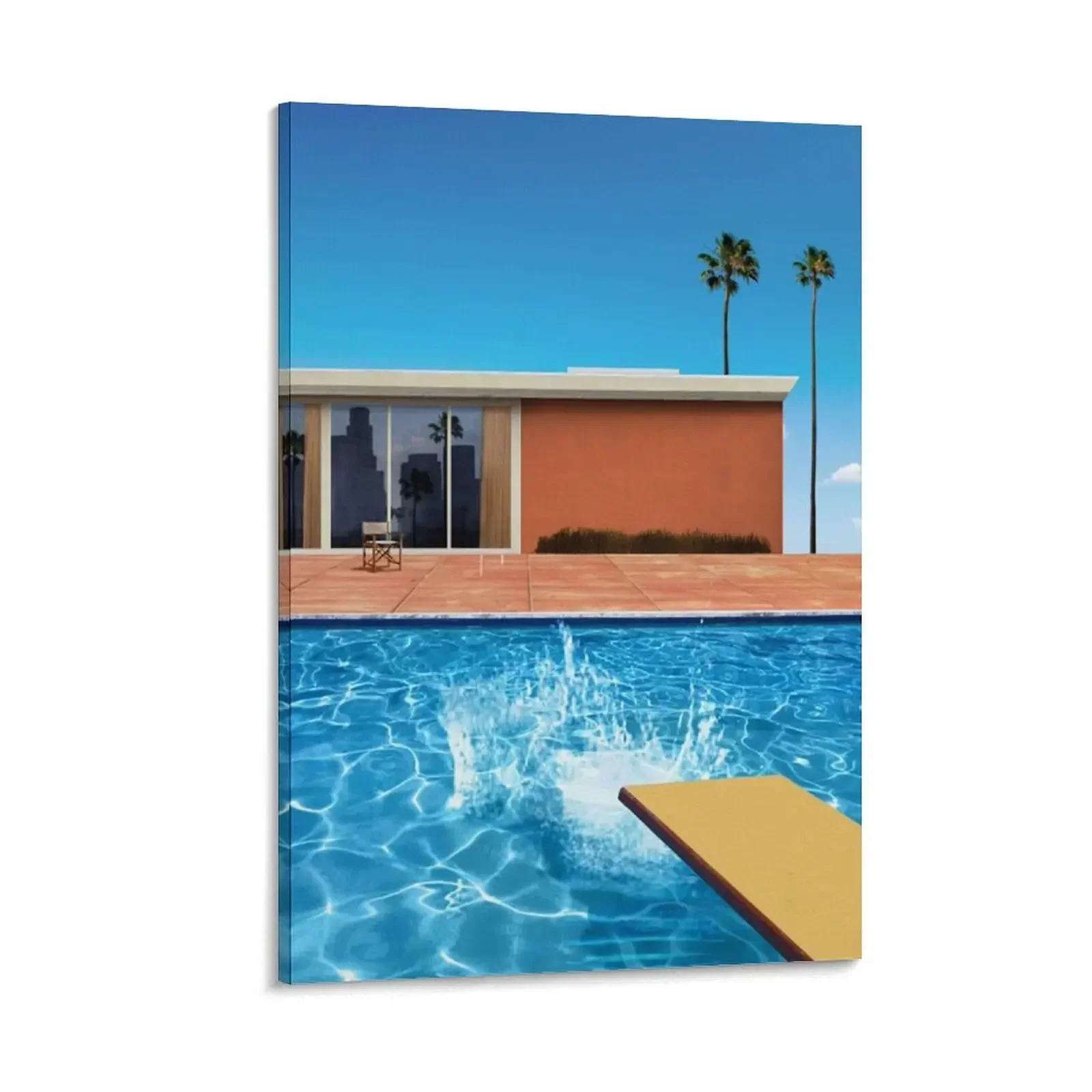 

Miami Pool - A Bigger Splash Canvas Painting aesthetic room decoration anime posters home decor