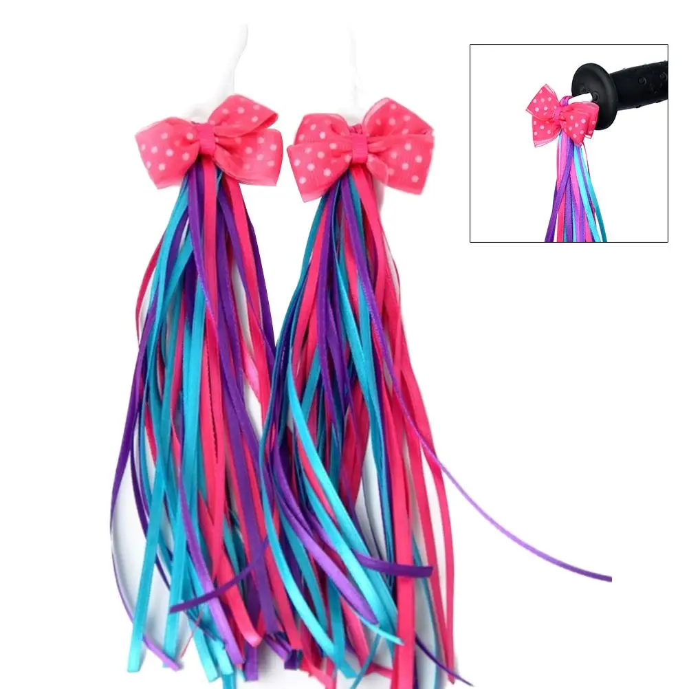 

Bike Streamers Kids Scooter Decorations Durable Plastic Handlebar Tassels Easy Installation Vehicle Accessories Ribbon