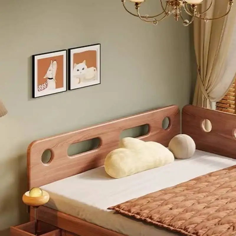 Decorazione per ragazze Letti per bambini Luxuce Letti per bambini in stile moderno nordico semplice Design singolo Mobili in legno personalizzato Lettino Per Bambini