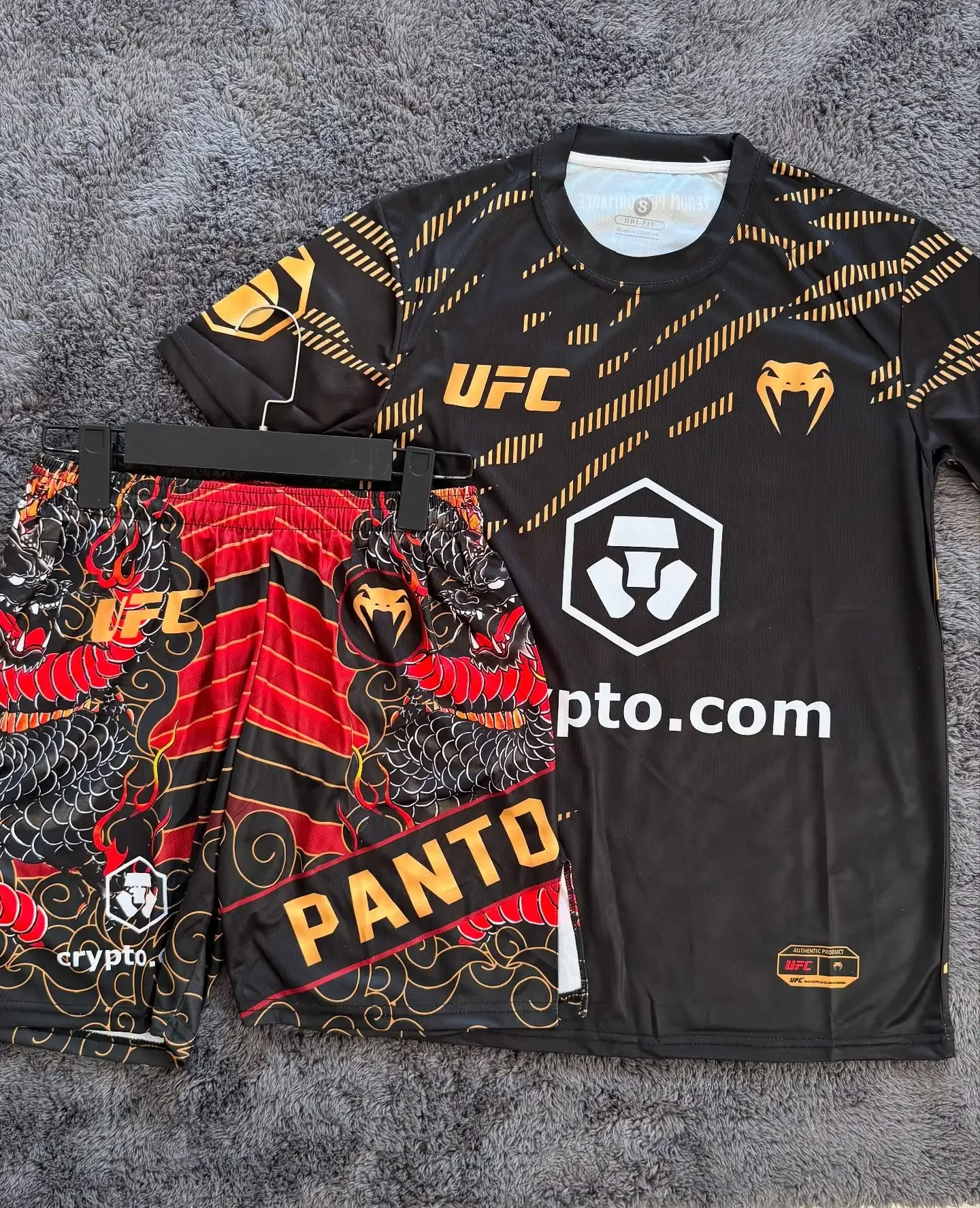 

Новый продукт ММА UFC323 Merab Dvalishvili Alexander Pantoja Мужской дышащий быстросохнущий комплект спортивной одежды для борьбы и бега