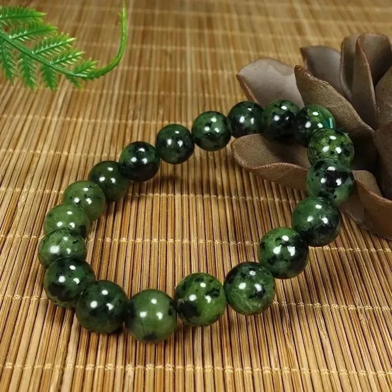 Medicine King Stone Single Circle Bracelet Tibetan Jade Men's and Women's Bracelet