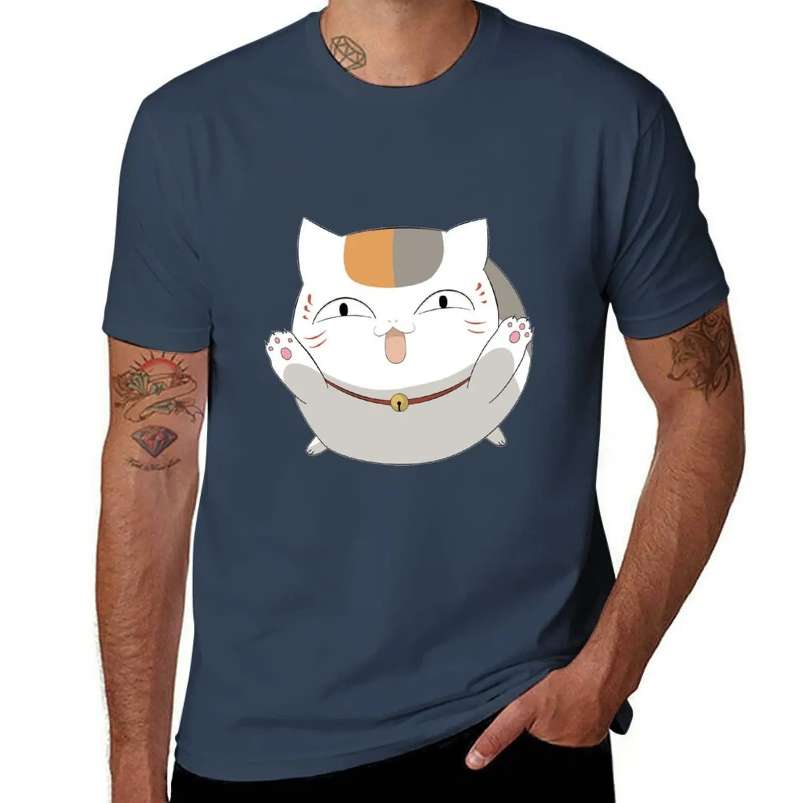 

FRIENDS BOOK HAPPY CAT NATSUMES OF - T-Shirt High Elasticity Sports Tee Shirt