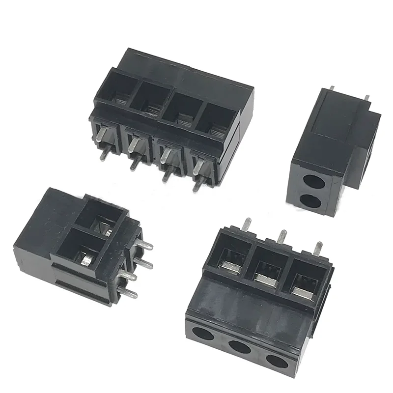 Eco-friendly cobre parafuso PCB Terminal, verde, preto, 2P, 3P, DG, KF135T-10.16 mm