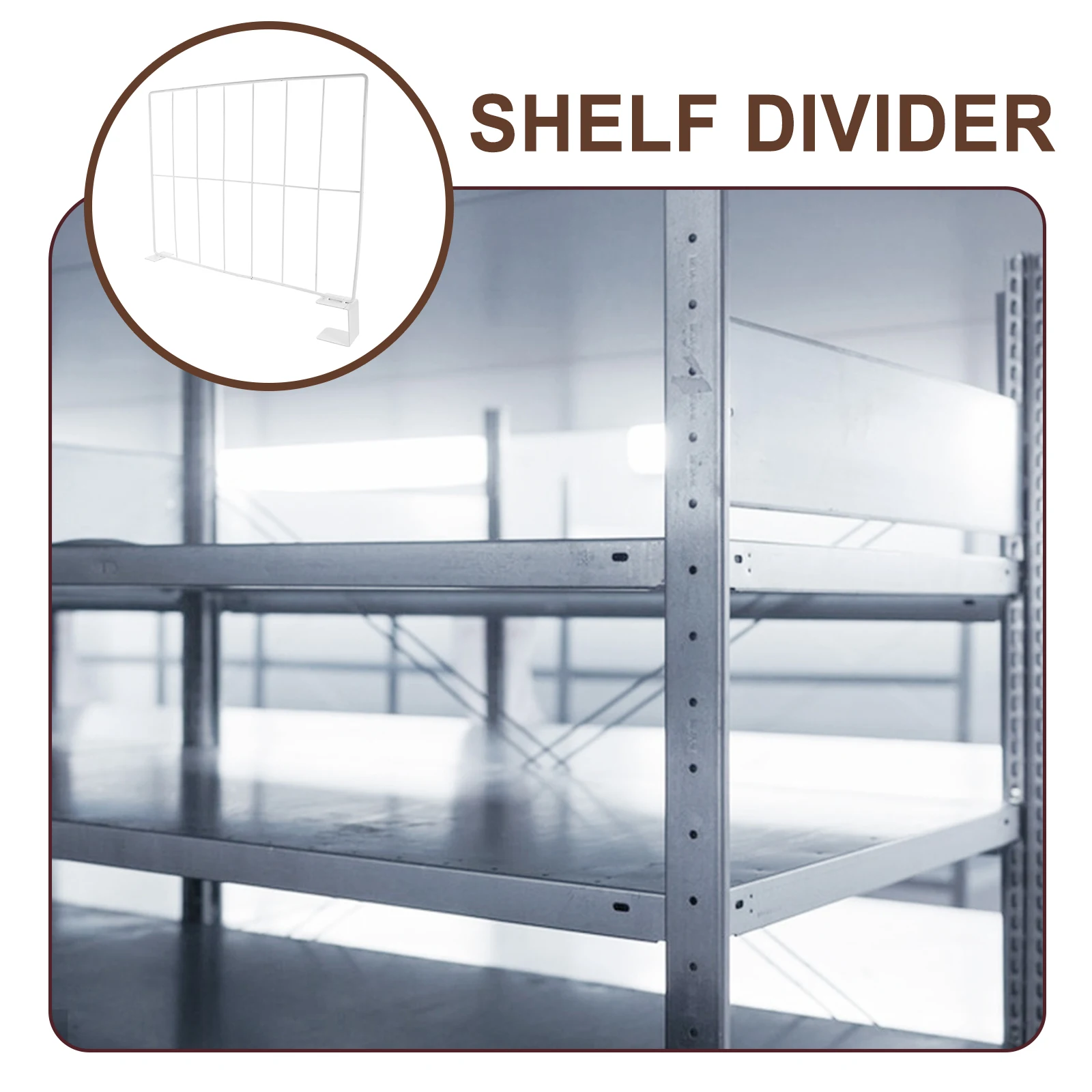 

Metal Shelf Divider Iron Wardrobe Organizer Closet Separation Board Shelf Separator Dividers for Closets Closet Separators