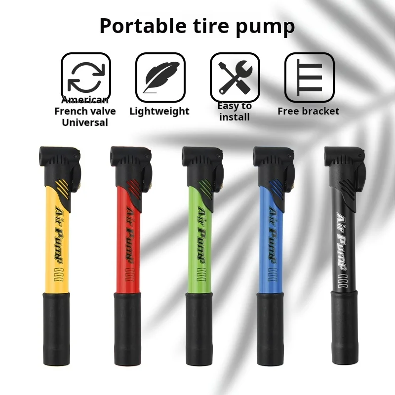 

100PSI Mini Bike Pump Portable Drop-proof Bike Ultraligh Hand Air Pump MTB Mountain Road Cycling Pump