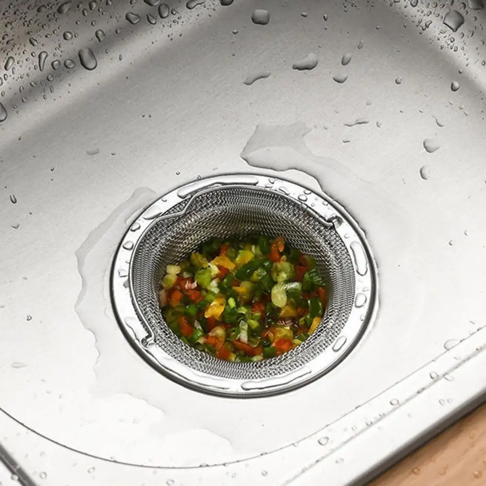 

Kitchen Drain Protector Stainless Steel Stainless Steel Sink Strainer Set for Kitchen Bathroom Durable Reusable Drain for Tubs
