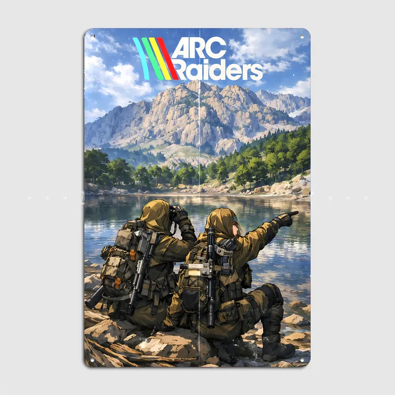 ARC Raiders Recon Game Art Poster Metal Sign Custom Bedroom Room Decor Home Wall Decor Posters Indoor Wall Decoration