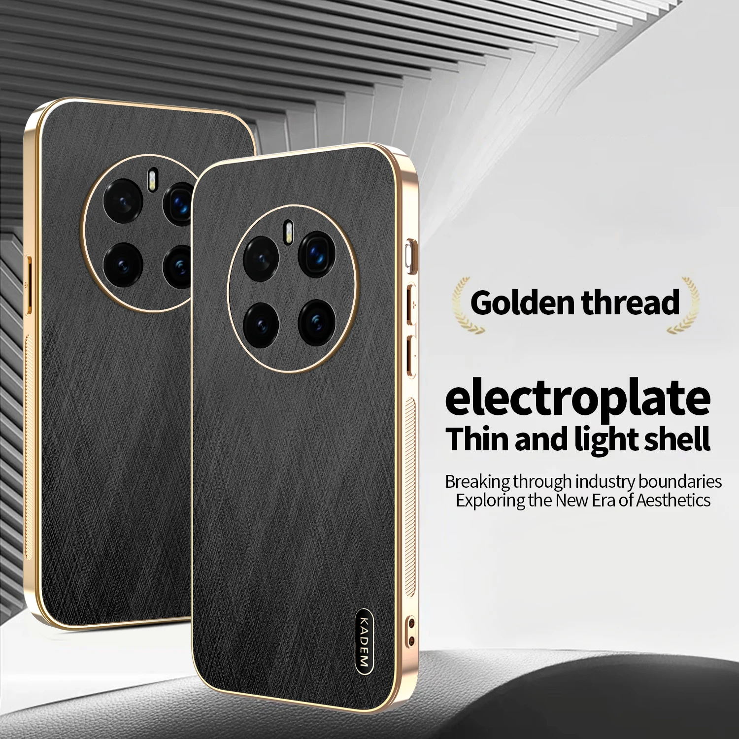 For Honor Magic7 Lite Pro RSR Porsche Design Phone Case Luxury Brushed Leather Electroplated Bumper Soft TPU Cover