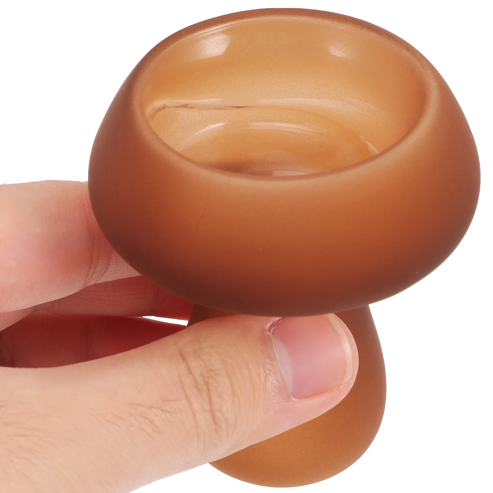 

Glass Holder Mushroom Shaped Decorative Table Stand for Home Restaurant Party Romantic Room Decoration Household