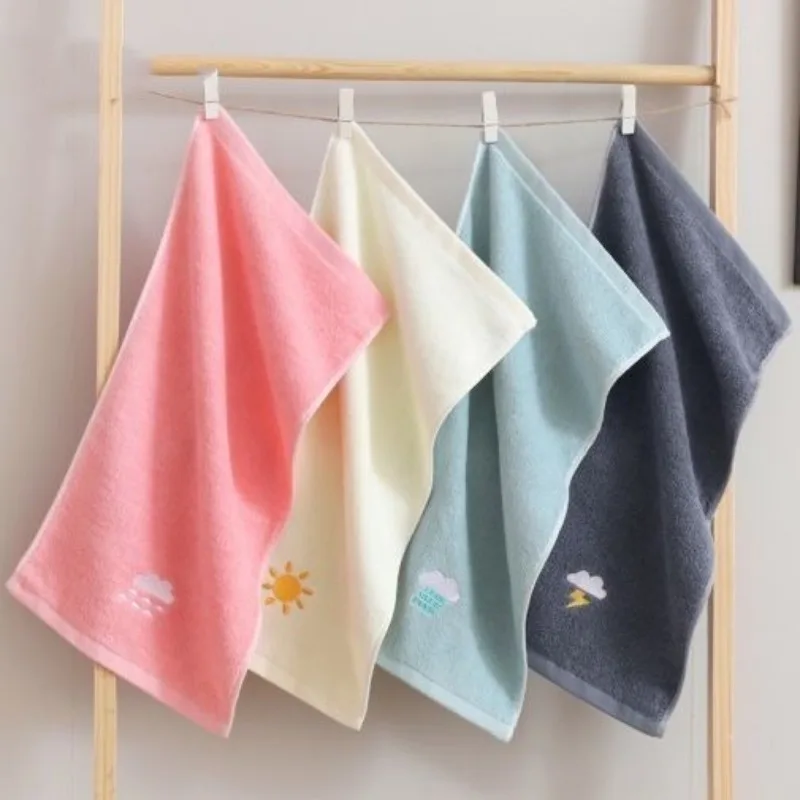 【High-grade washcloth】 - Rectangular small towel; super absorbent, not easy to fall out of hair; a must-have for families.